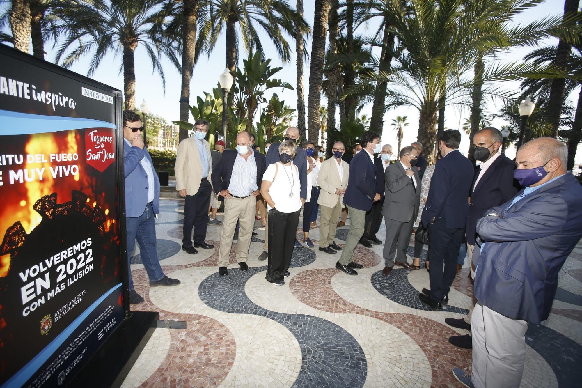 El paseo de la Explanada acoge la exposición #ALICANTEinspira