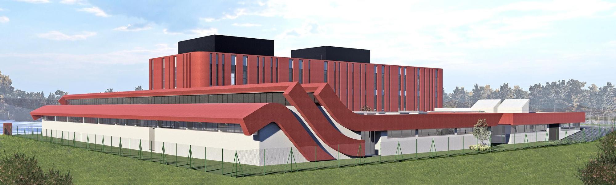 EN IMÁGENES: Este es el proyecto de ampliación de la Escuela Superior del Principado de Asturias, en Avilés