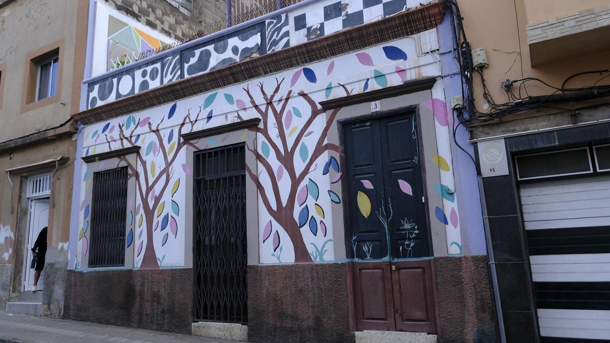 Exterior de la vivienda de la calle Halma, en Schamann, donde Juan Ramón mató presuntamente a Diana