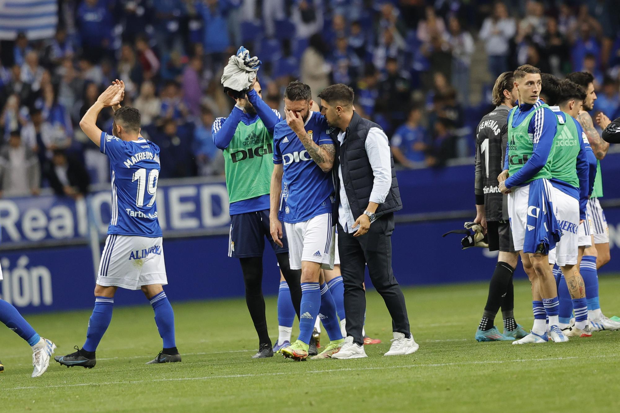 El partido del Oviedo ante el Ibiza, en imágenes