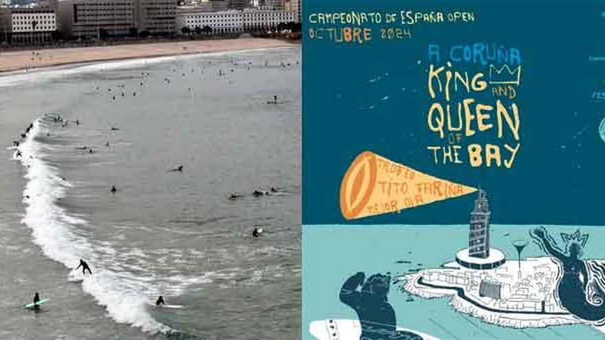 A Coruña, una ciudad de surf: llega el campeonato de España al Orzán