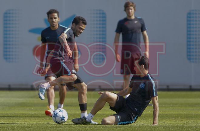 El Barça prepara el partido de Champions contra el Bayer Leverkusen