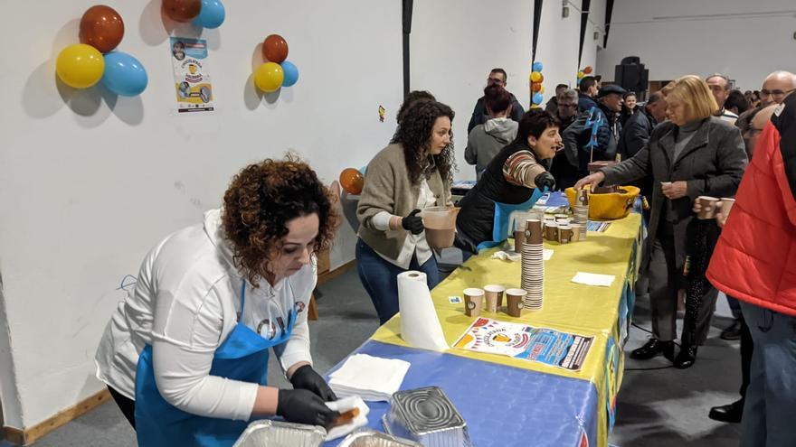 Chocolatada solidaria en Campo Lameiro para investigar el cáncer infantil