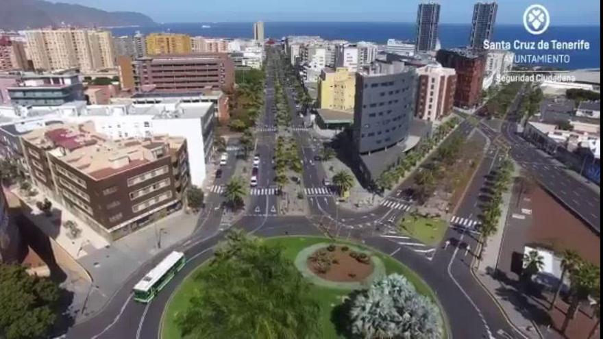 Coronavirus en Tenerife | Imágenes panorámicas de Santa Cruz captadas por drones durante el confinamiento