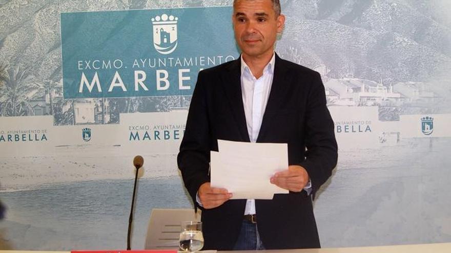 El concejal portavoz del PSOE en Marbella, José Bernal.