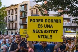 Manifestación contra la inseguridad en Manresa