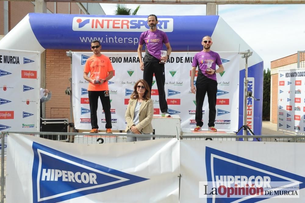 Media Maratón de Murcia: podios