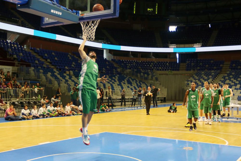 El Unicaja abre su entrenamiento al público