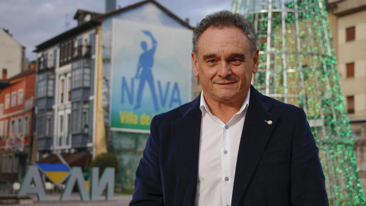 El alcalde de Nava, Juan Cañal