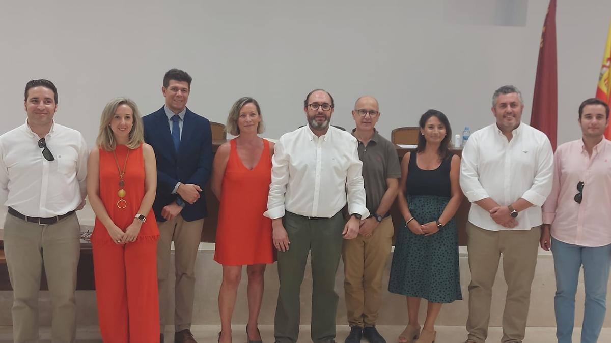 Pascual Canales Moya, Isabel Miñarro Piernas, Alejandro René Piccinetti García, Aurora Campoy López-Perea, José María Campoy López-Perea, Ángel Manuel Guirao Castroverde, María Jesús Sánchez Recio, Pedro Ruiz Martínez y Juan Manuel Pérez Latorre.