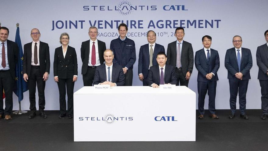 CATL anuncia que Stellantis creará 4.000 empleos y alimentará hasta un millón de coches al año