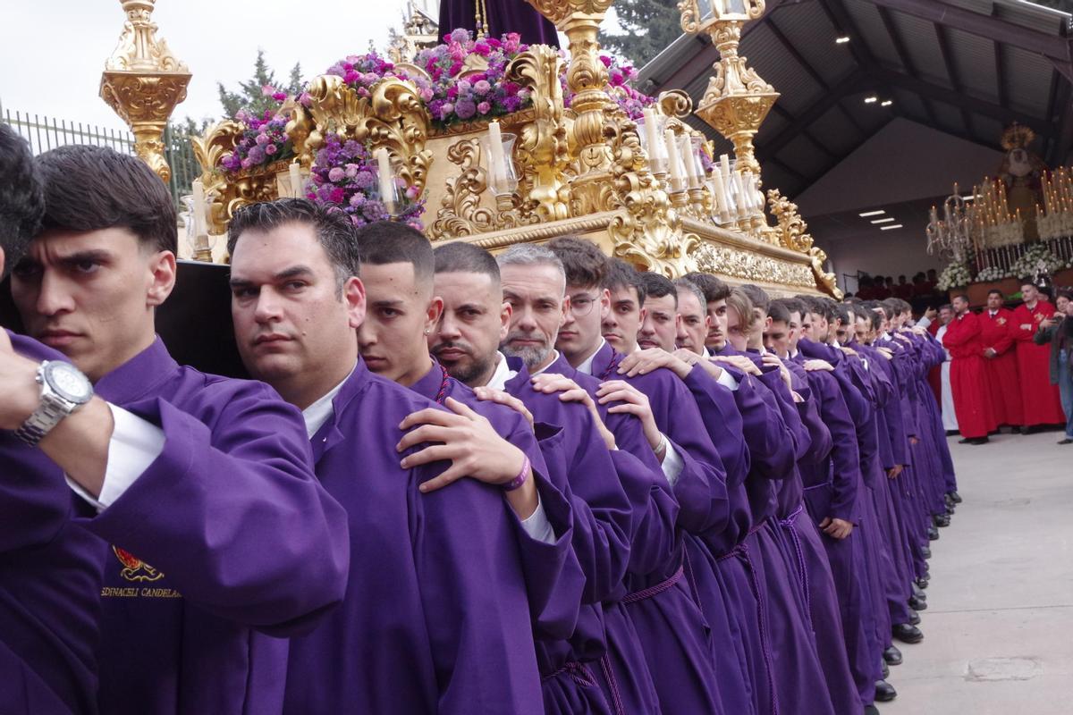 Trono de Jesús de Medinaceli el viernes 27 de marzo de 2026 en Málaga