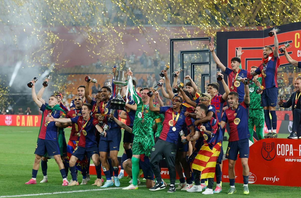 El Barça gana la Copa del Rey El Barça gana la Copa del Rey