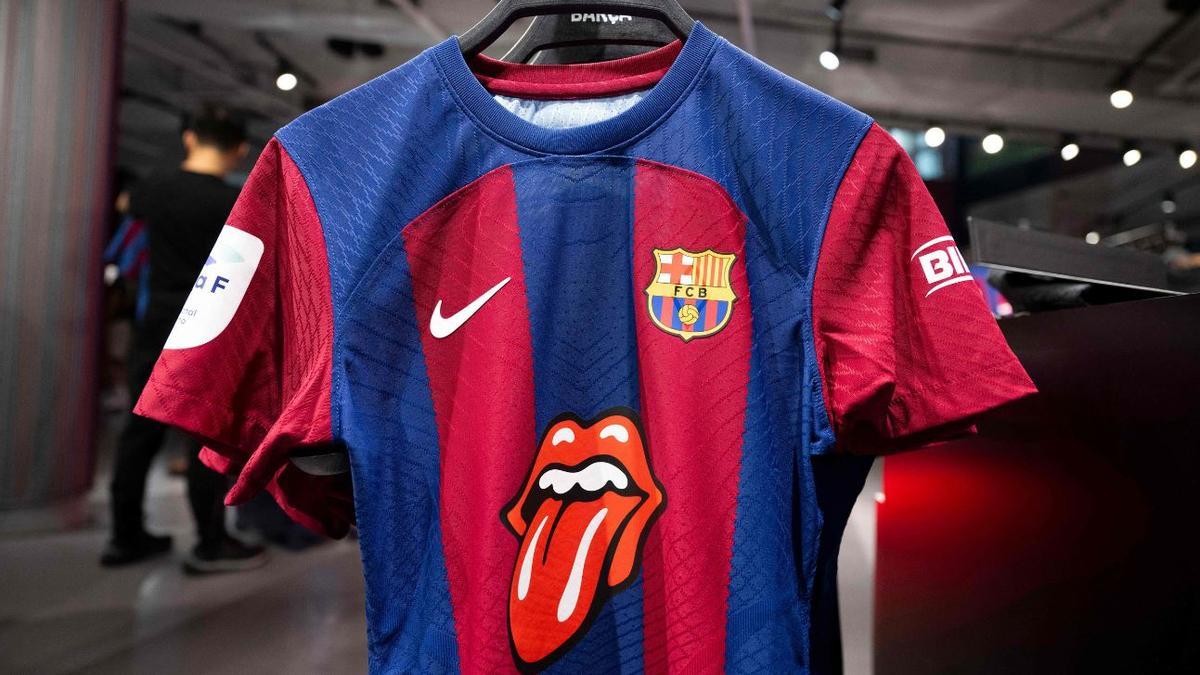 Colaboración entre el Barça y los Rolling Stones de Nike