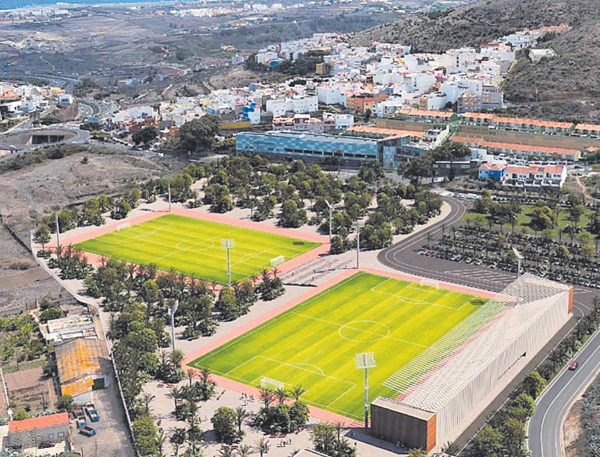 Proyecto de remodelación del campo de fútbol de Piletas.