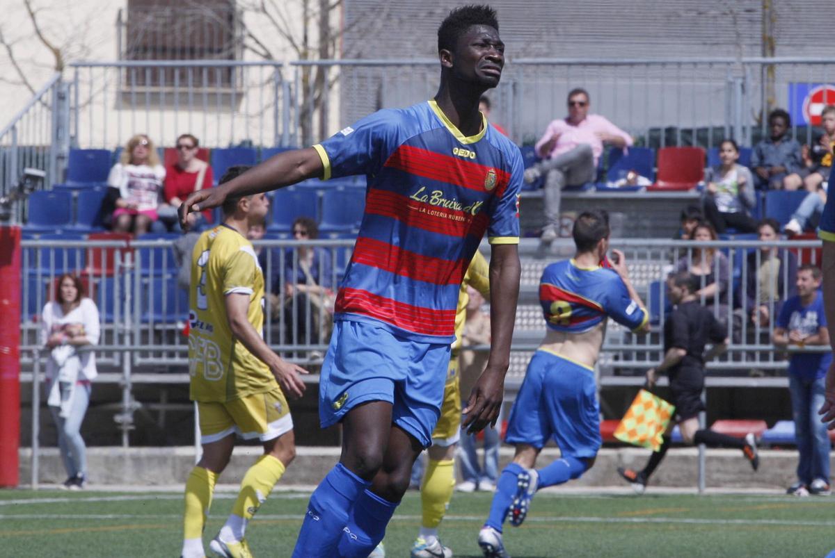 Una foto d'arxiu de Nuha Marong en l'etapa al Llagostera.