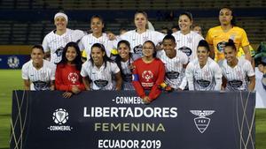 Las brasileñas del Corinthians, ganadoras de la Libertadores 2019.