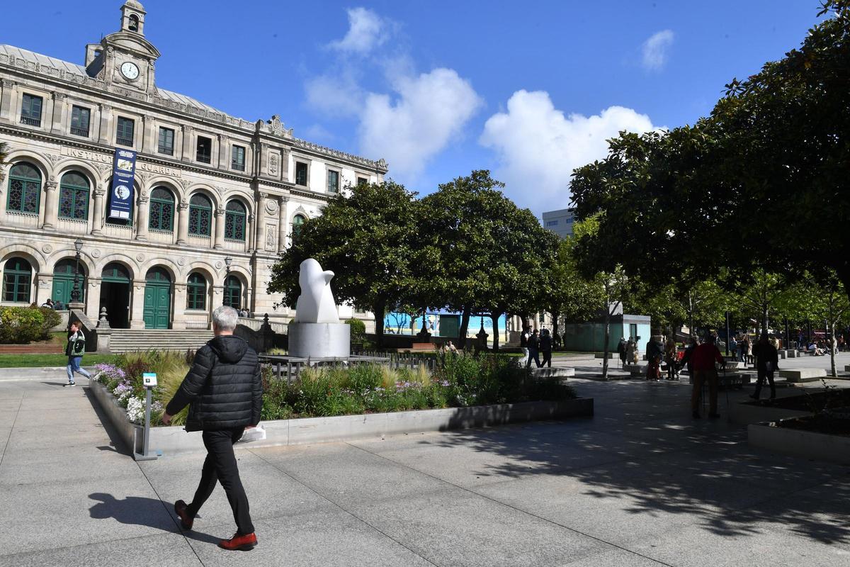 La plaza de Pontevedra en 2023