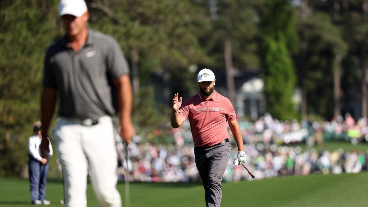 Jon Rahm dominó a Koepka desde los primeros nueve hoyos