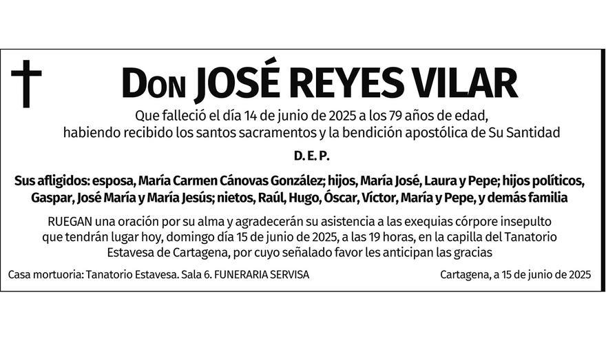 D. José Reyes Vilar