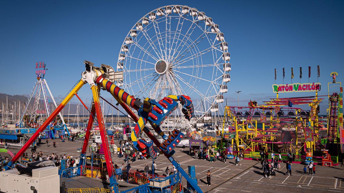 El parque de atracciones estrena ubicación en el recinto portuario de Santa Cruz de Tenerife.