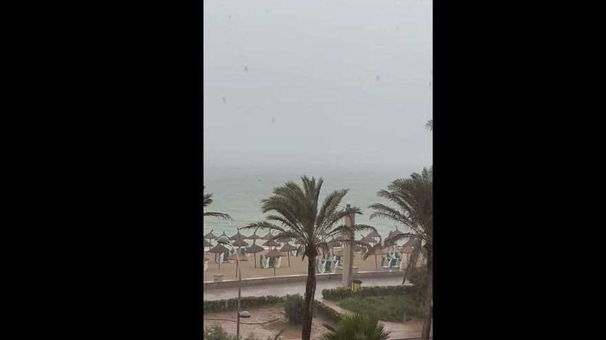 An der Playa de Palma ging es wild zu.