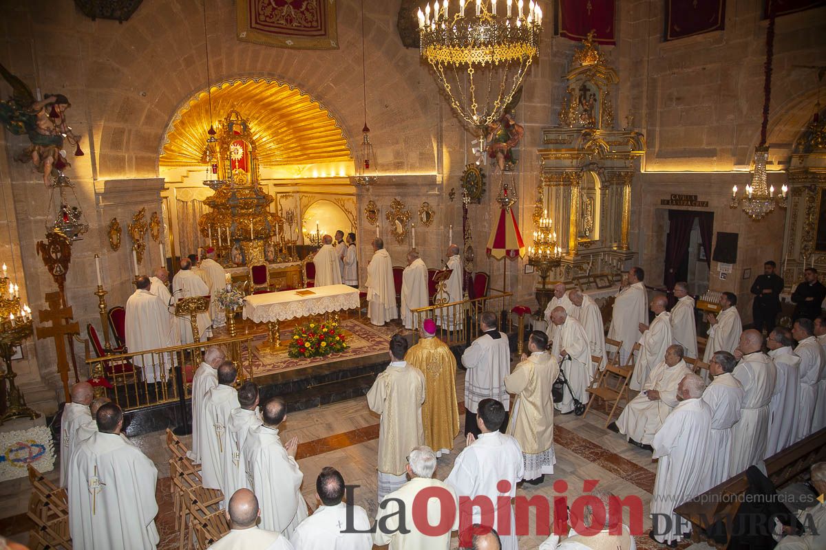Los sacerdotes celebran la fiesta de san Juan de Ávila peregrinando a Caravaca de la Cruz