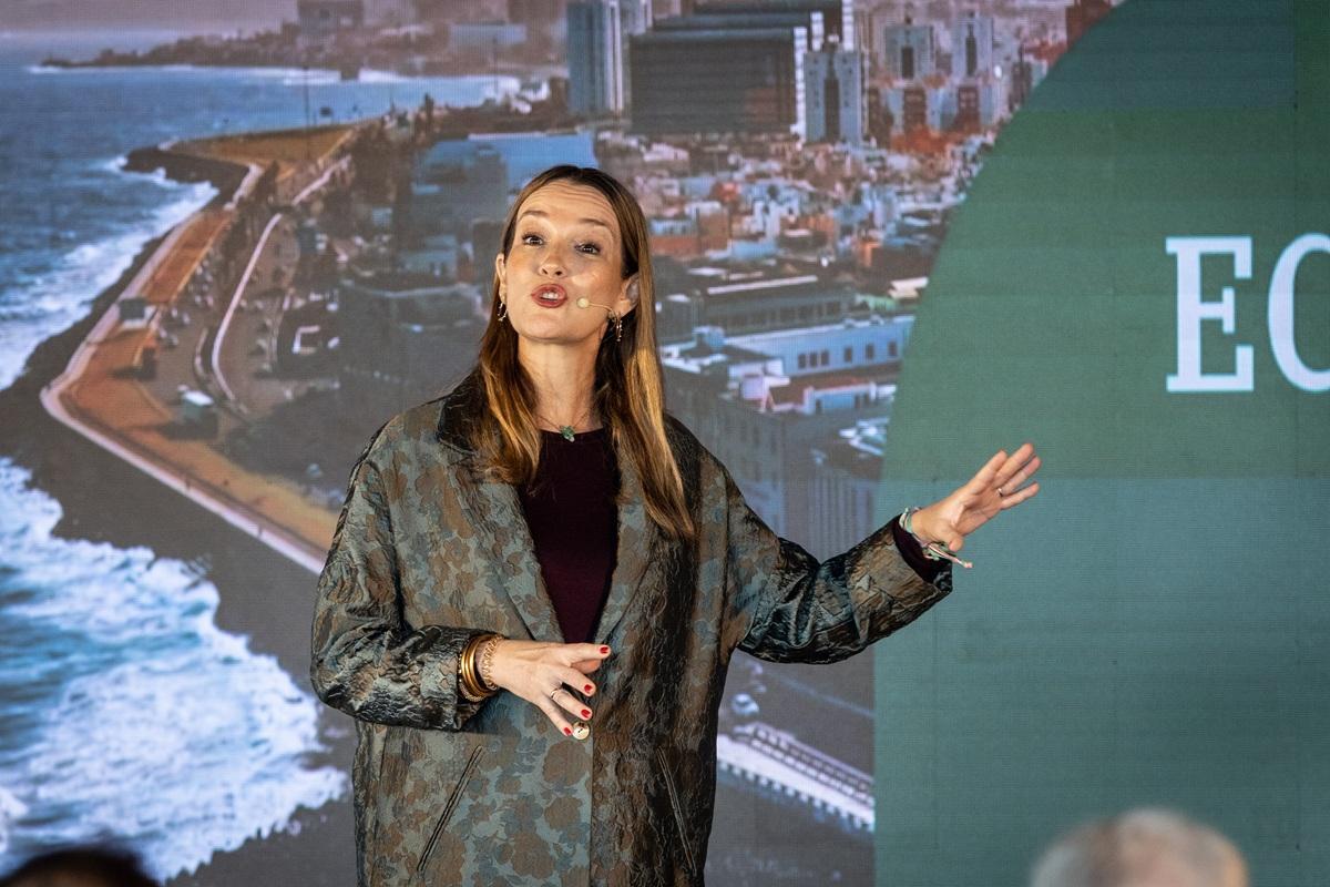 Pilar Moreno, directora del Área Invertir de Proexca, en la jornada 'Canarias, Tú mejor versión'