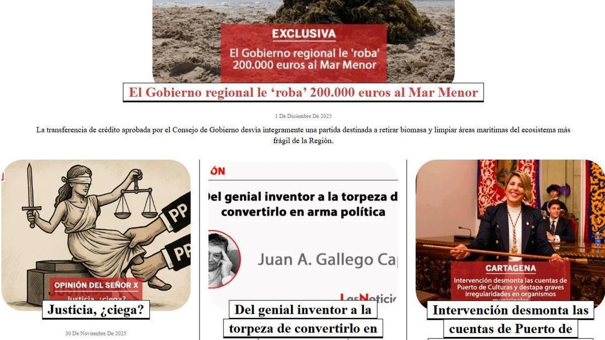 Portada de Las Noticias RM.