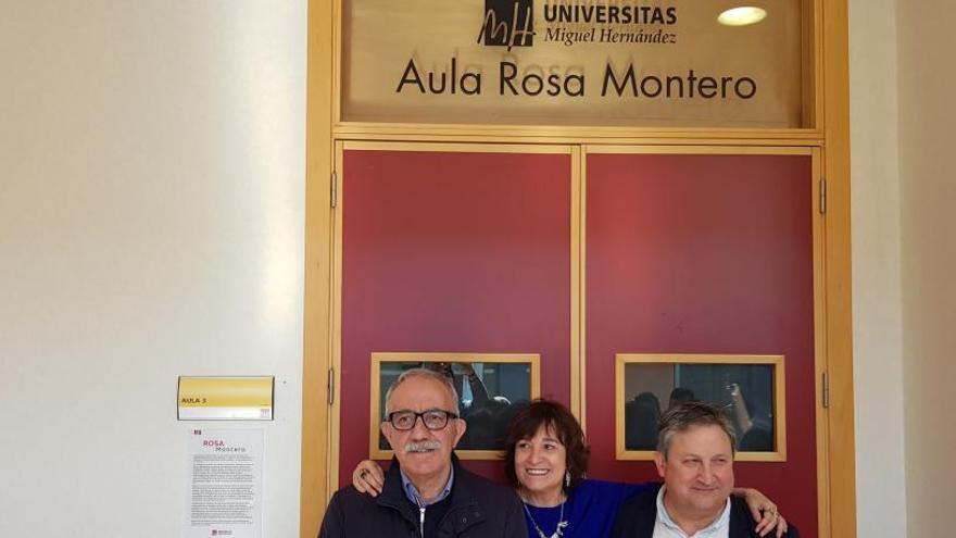 La escritora y periodista Rosa Montero ya tiene un aula con su nombre en la Universidad Miguel Hernández de Elche