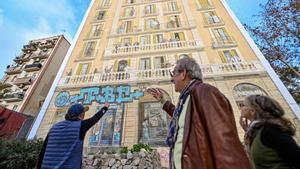 El mural Balcons de Barcelona y su estúpida agresión.