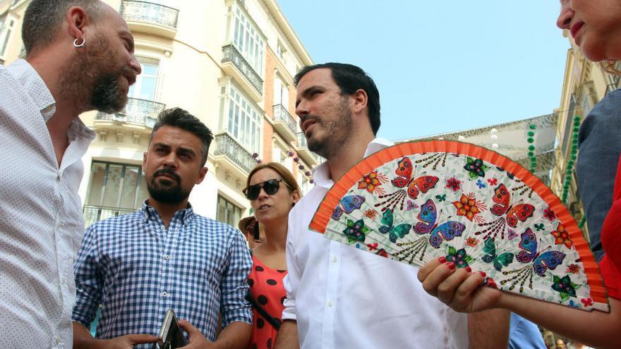 Detenido un hombre en Málaga por intentar agredir a Alberto Garzón
