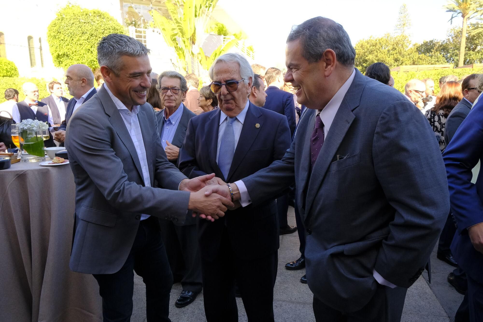 Comida navideña de la Confederación Canaria de Empresarios (CCE) en Las Palmas de Gran Canaria