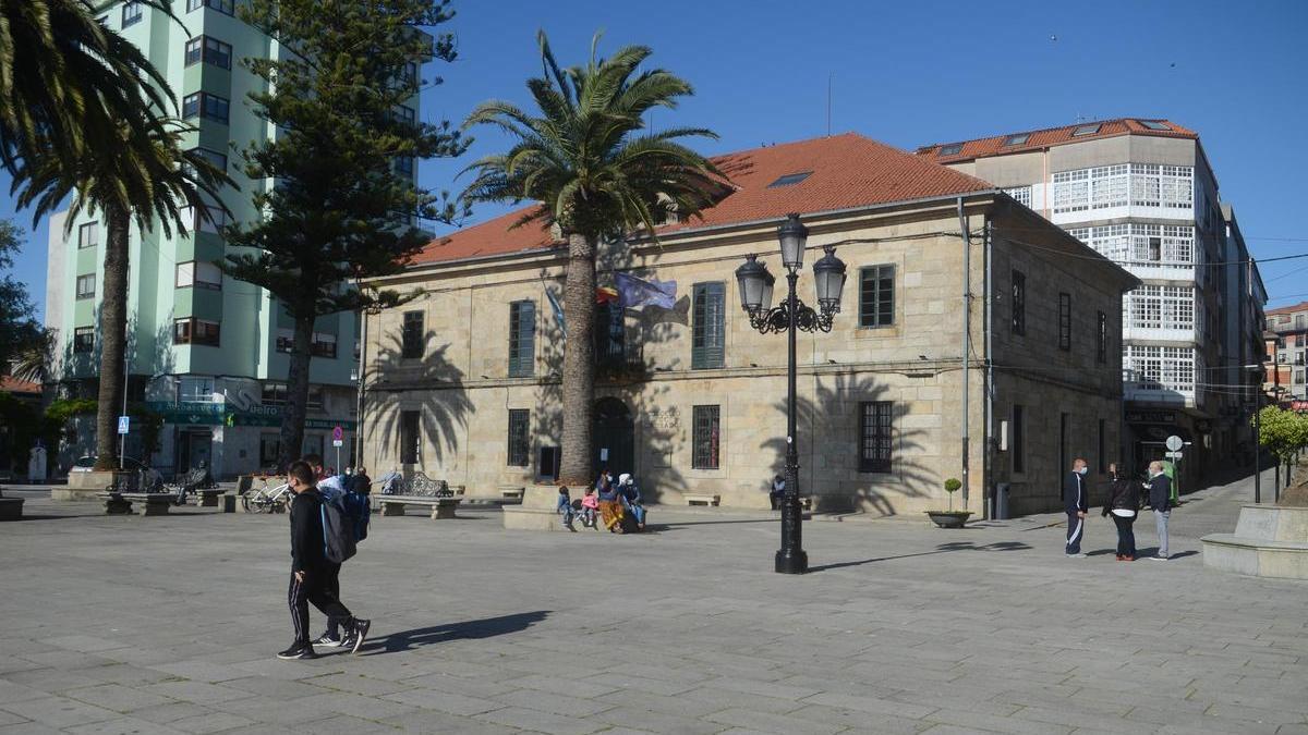 Fachada de la Casa Consistorial de Cambados.
