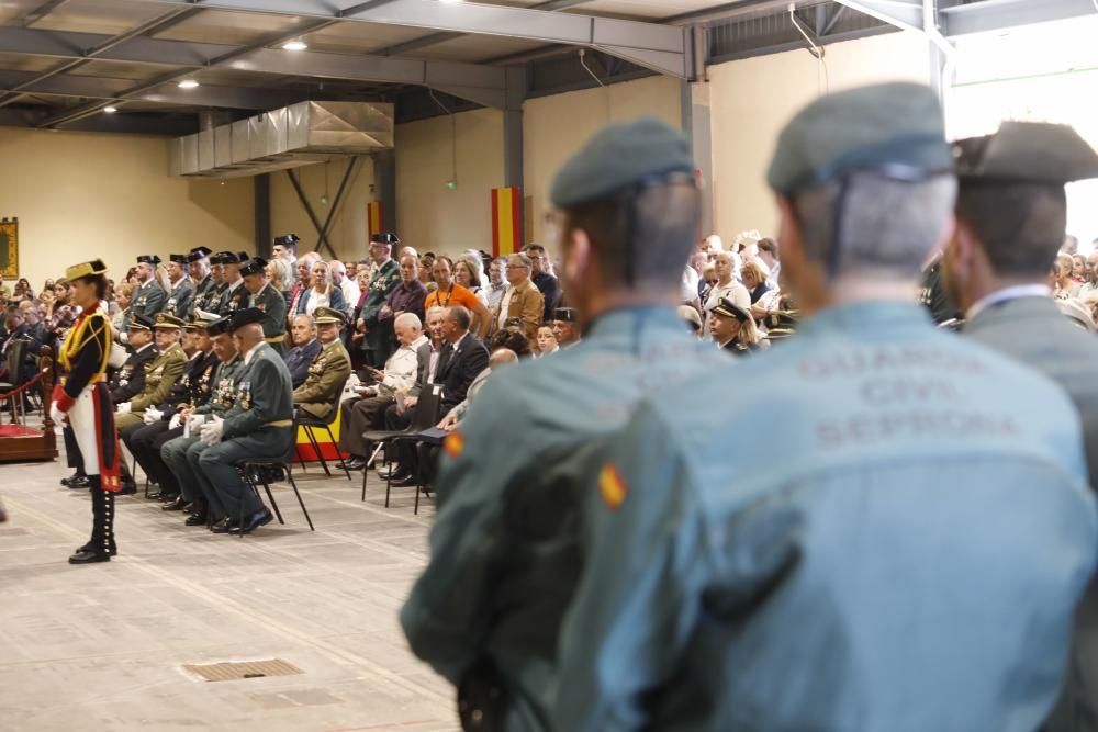 Festividad del Pilar celebrada por la Comandancia de la Guardia Civil de Gijón