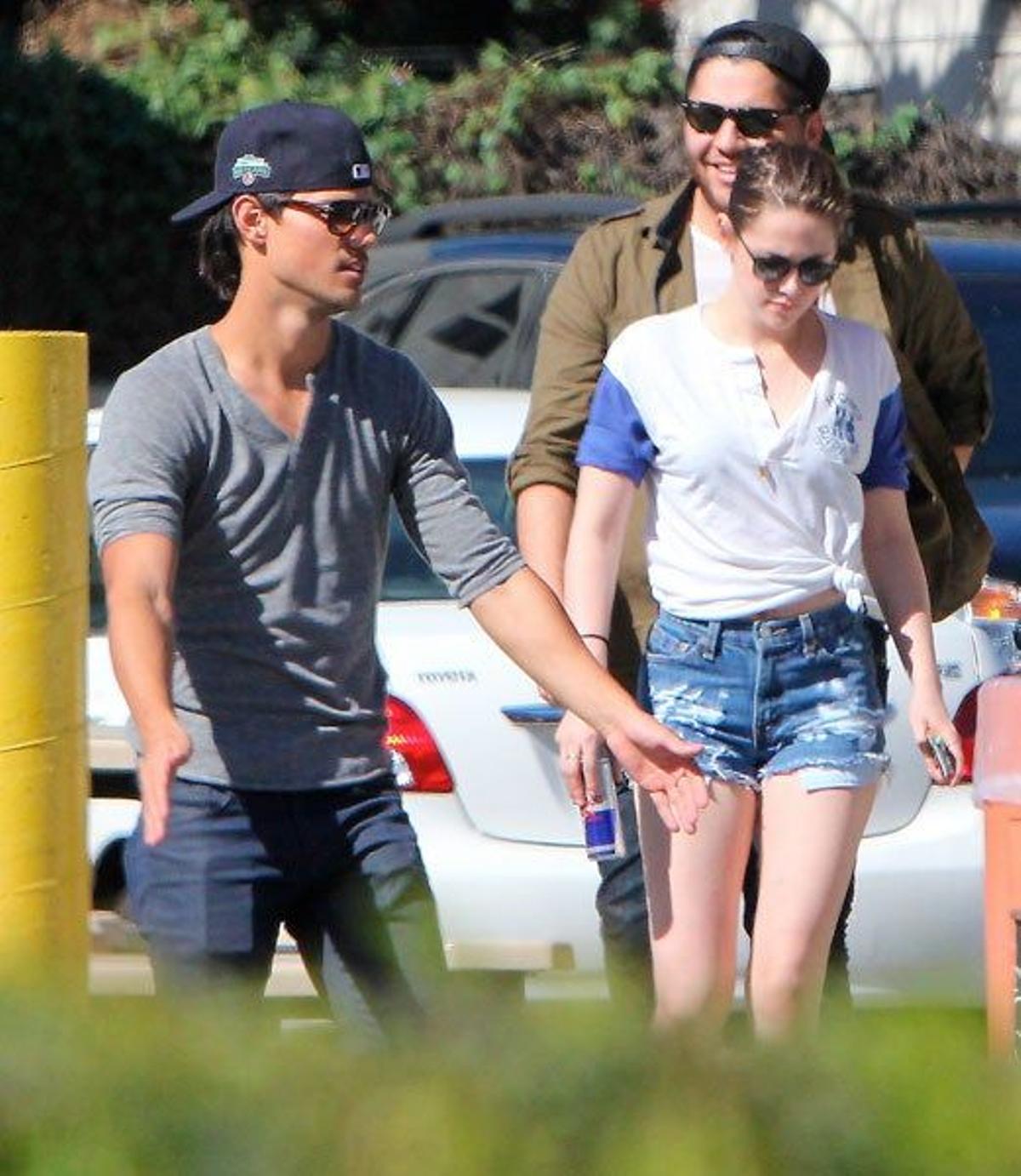 Taylor Lautner y Kristen Stewart.