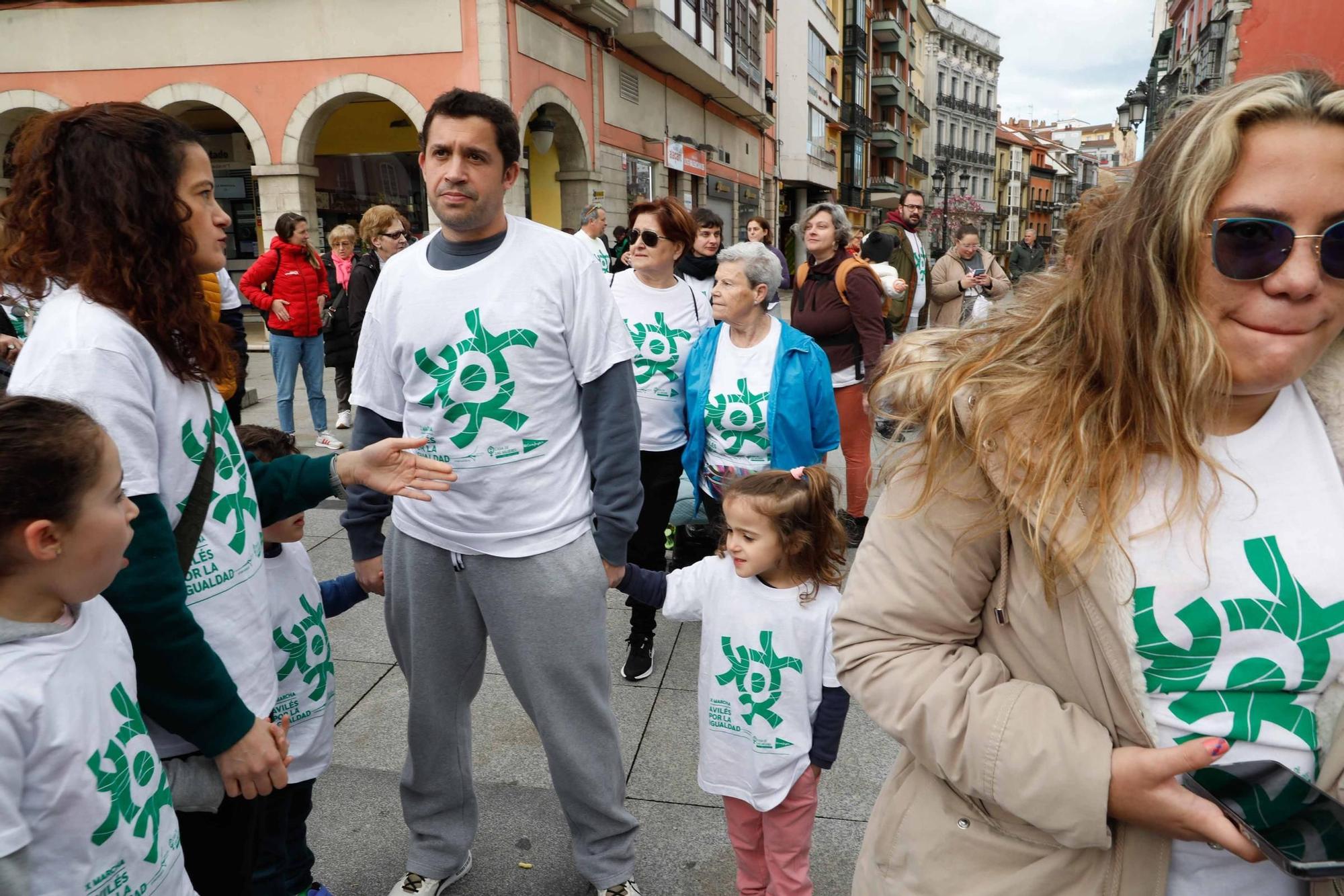 EN IMÁGENES: Así fue la décima edición de la marcha por la igualdad de Avilés