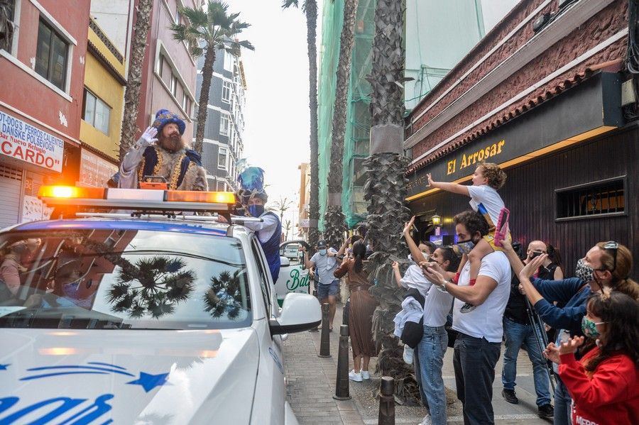 Caravana de los Reyes Magos en la capital grancanaria