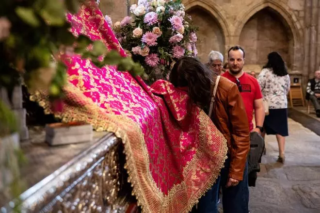 Fotogalería | Agitada segunda jornada del besamanto de la patrona de Cáceres