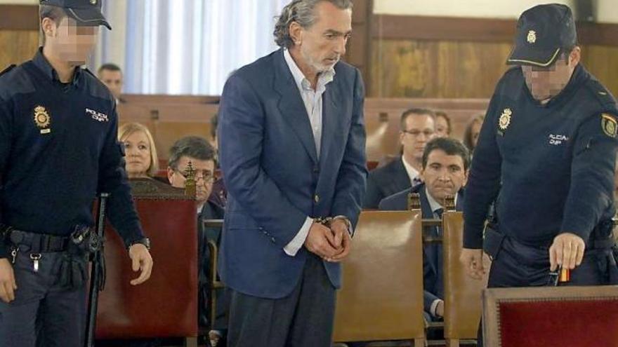 Francisco Correa, durante su comparecencia en el juicio de los trajes contra Camps y Costa de Valencia.