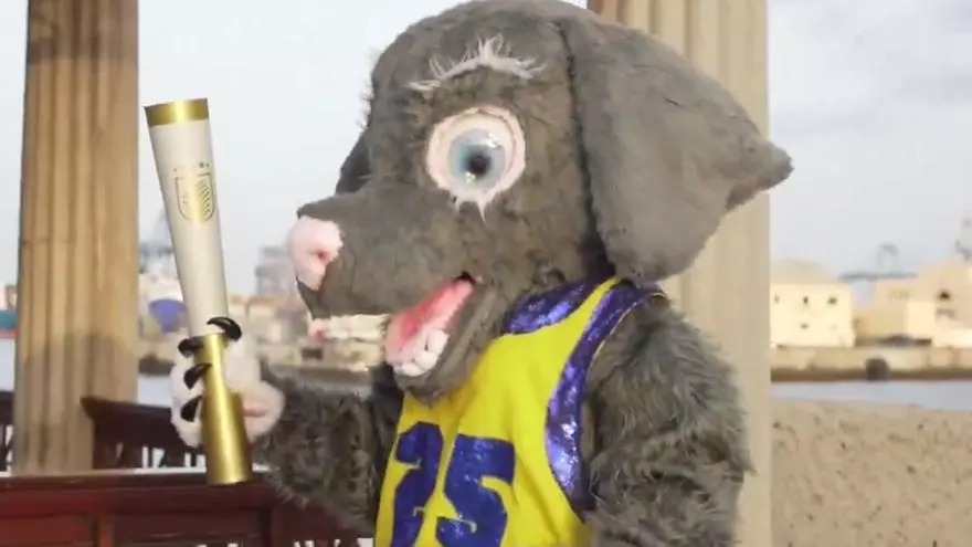 Catalina, la mascota del Carnaval de Las Palmas de Gran Canaria
