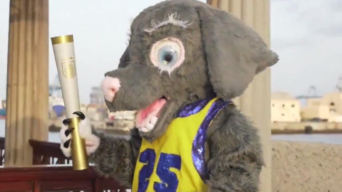 Catalina, la mascota del Carnaval de Las Palmas de Gran Canaria