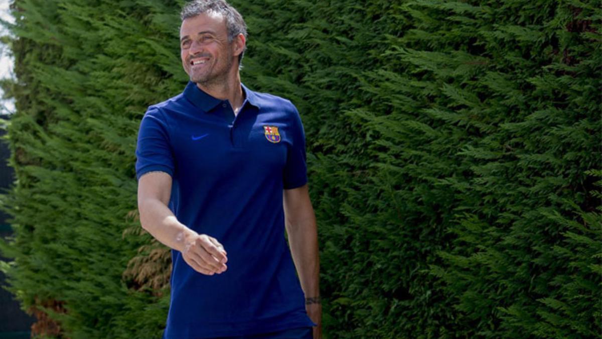 Luis Enrique habló de Sergi Samper