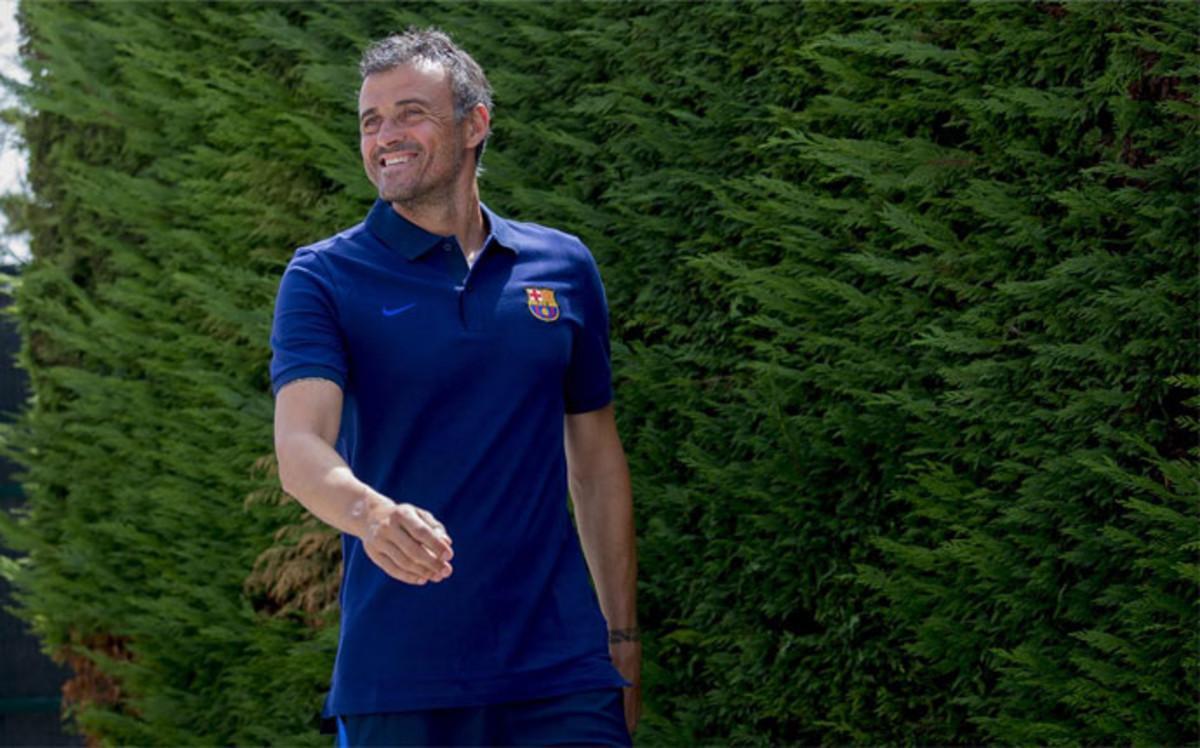 Luis Enrique habló de Sergi Samper