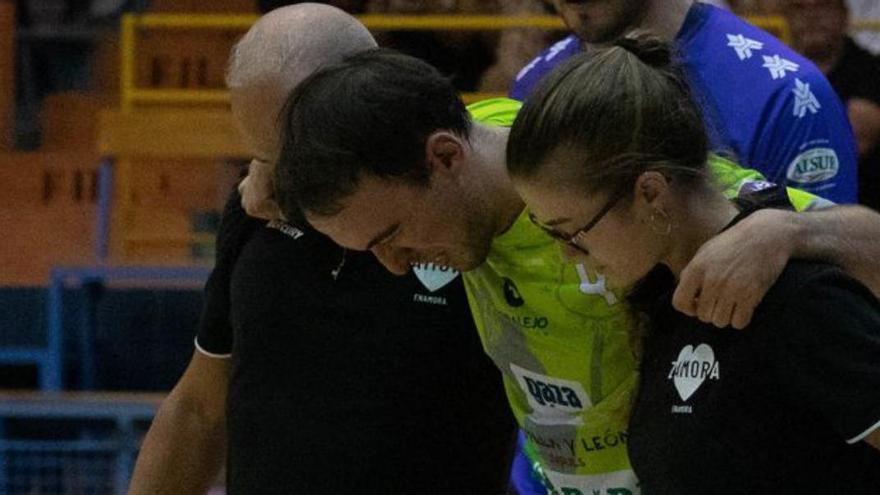 Andrés Pérez, del Balonmano Zamora Enamora, &quot;optimista&quot; a la espera de pruebas