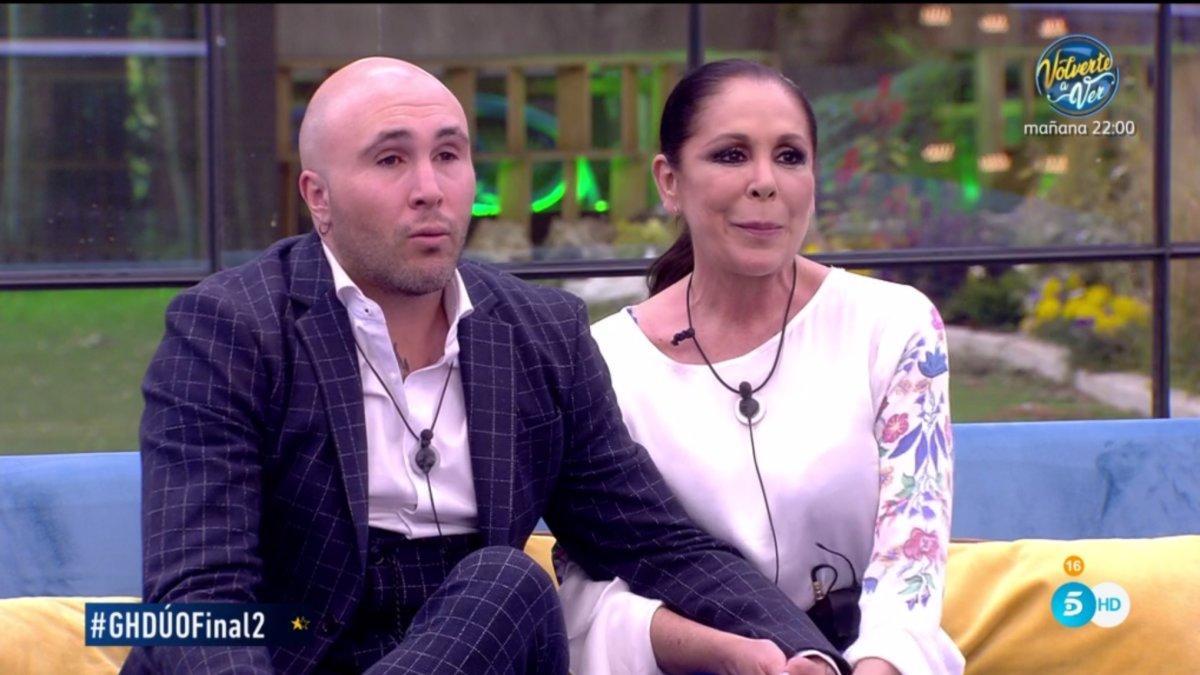 Isabel Pantoja y Kiko Rivera en la casa de 'GH DÚO'