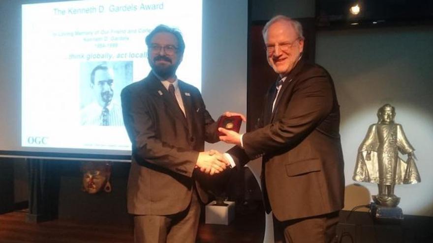 El científic de Callús Joan Masó rep un premi a Alemanya