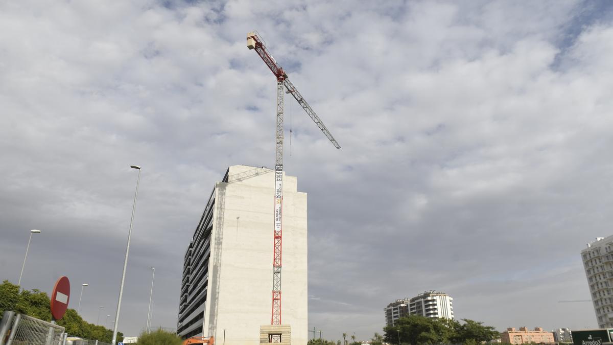 Viviendas en construcción en La Flota.