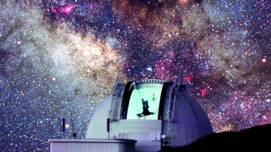 Un estudio ‘contamina’ el cielo del Observatorio de La Palma