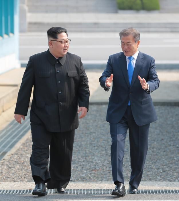 Encuentro entre Kim Jong-un y Moon Jae-in